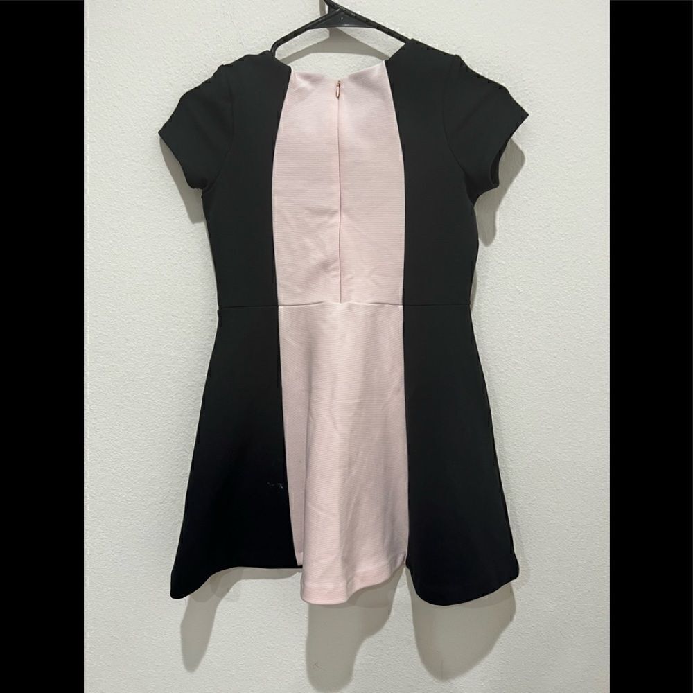 Baker By Ted Baker Girls Size 8-9 Colorblock Dress Fit Flare - Picture 2 of 3